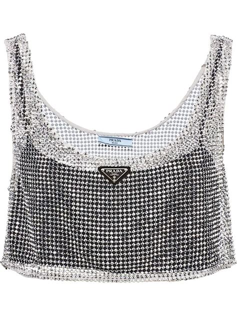 Glitter Prada Tops for Women 